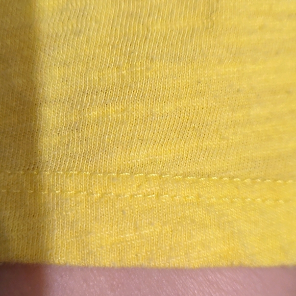 Cat & Jack, Tank Top, Ruffled, Sz 10-12 Yellow, Square Neckline, Casual, Comfort - Picture 6 of 7